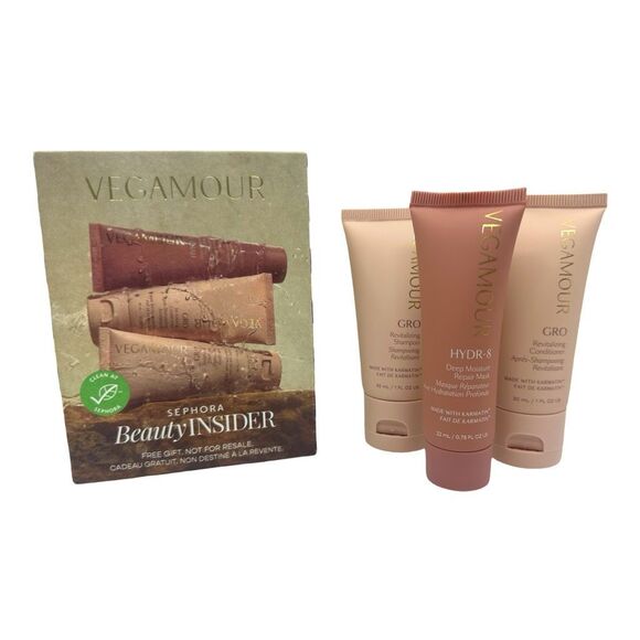 Sephora Beauty Insider Vegamour 3-Piece Gift Set - Shampoo Conditioner Mask - Picture 1 of 3